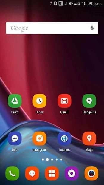 Theme-Luncher for Moto G4 Plus स्क्रीनशॉट 2