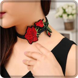 ikon Chocker Necklace Stickers Photo Editor