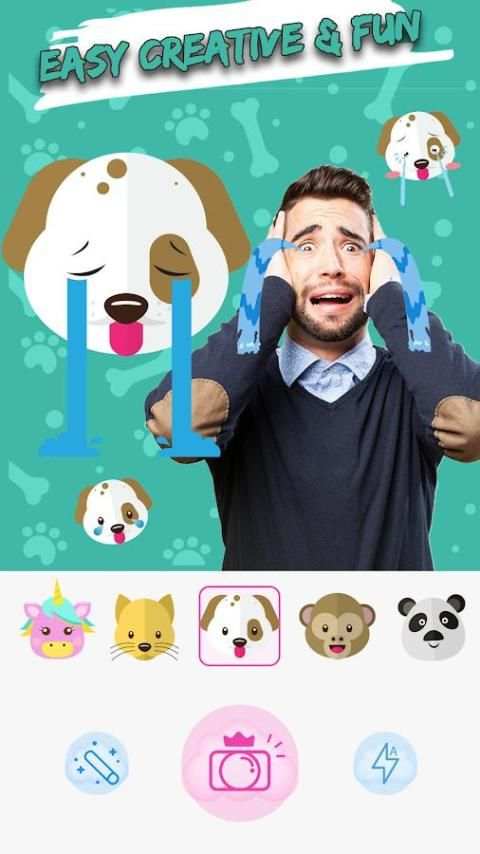 Animoji For Phone X Stickers Photo Editor screenshot 1