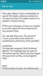 Electronic Bug Detector - Detect Hidden Camera screenshot 1