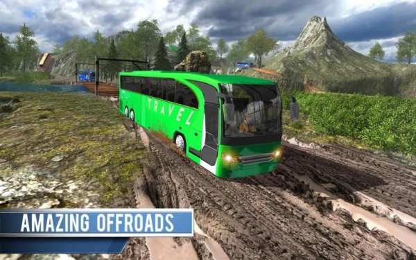 Offroad Bus Driving Simulator 2018: Bus Games Free screenshot 7