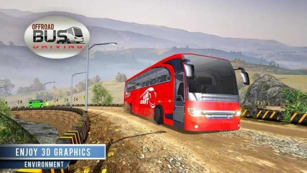 Offroad Bus Driving Simulator 2018: Bus Games Free screenshot 5