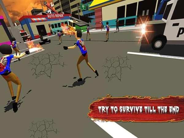 Zombie War Stickman Fighting : FPS Shooting Game screenshot 1