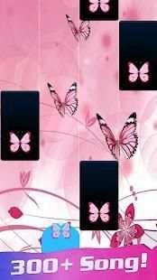 Rose Piano Tiles Butterfly 2018 screenshot 1