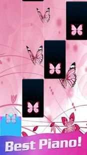 Rose Piano Tiles Butterfly 2018 screenshot 2