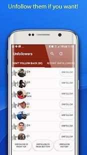 Unfollowers for Instagram, Clean screenshot 4