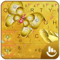 Golden Butterfly Keyboard Theme