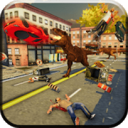 Dino City Rampage Hunting 3D World Simulation 2018 icon