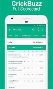 CrickBuzz : Live Cricket Score screenshot 1