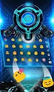 3D High Tech Keyboard Theme 2 تصوير الشاشة