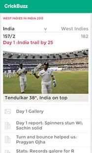 CrickBuzz : Live Cricket Score स्क्रीनशॉट 3