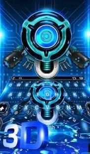 3D High Tech Keyboard Theme screenshot 5