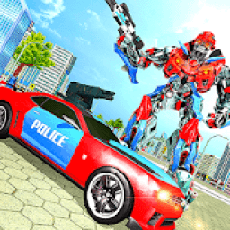 Muscle Robot Car Transformation Flying Robot Games आइकन