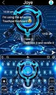 3D High Tech Keyboard Theme 4 تصوير الشاشة