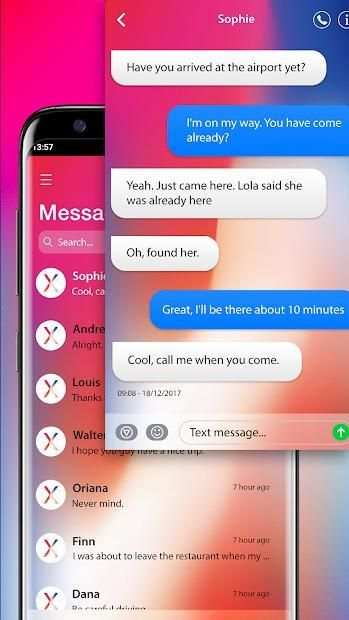 NEW Messenger for iPhone X - SMS Theme 2018 screenshot 4