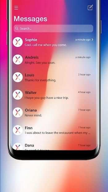 NEW Messenger for iPhone X - SMS Theme 2018 screenshot 3