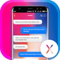 NEW Messenger for iPhone X - SMS Theme 2018 on 9Apps