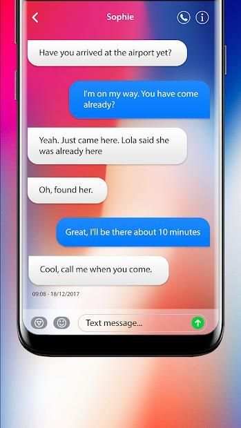 NEW Messenger for iPhone X - SMS Theme 2018 screenshot 1