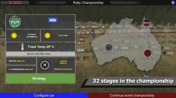 Rally Manager Mobile Free screenshot 1