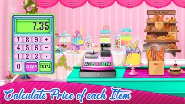 Princess Shopping Mall Cash Register Game screenshot 11