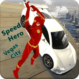 Speed Hero Airborne Mega Ramp in Vegas City icon