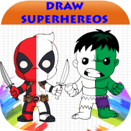 How To Draw Chibi Superhero Step By Step आइकन