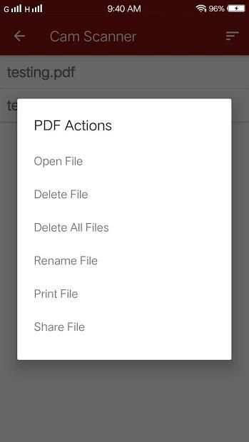 Cam Scanner - PDF Scanner screenshot 1