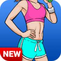 Abs Female Workout: Legs ,Butt-Hips on 9Apps