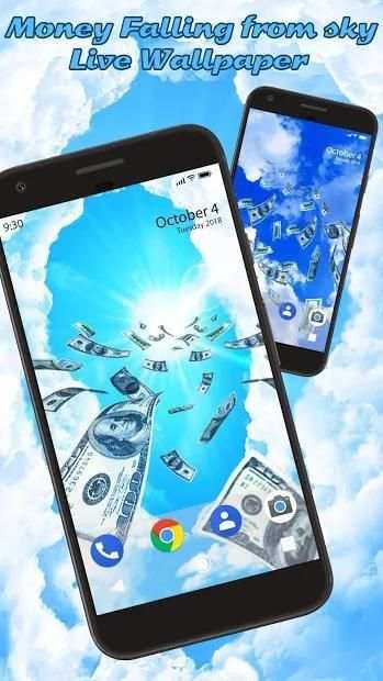 Money Falling APUS Live Wallpaper screenshot 6