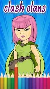 Clash Clans Coloring Game screenshot 3