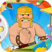 Clash Clans Coloring Game