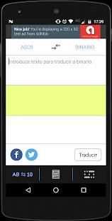 Traductor Binario скриншот 2