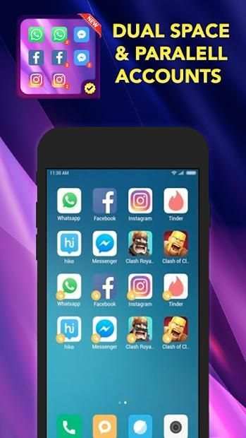 Dual Space & Parallel Accounts App screenshot 2