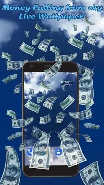 Money Falling APUS Live Wallpaper screenshot 4