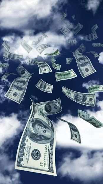 Money Falling APUS Live Wallpaper screenshot 3