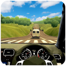 In Car Highway Race : Drift City Driving Simulator icon