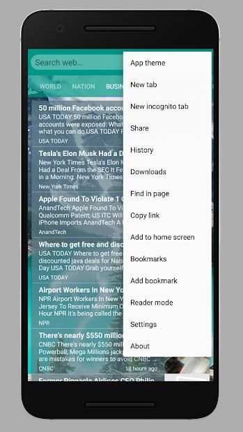 Ultra Browser screenshot 2