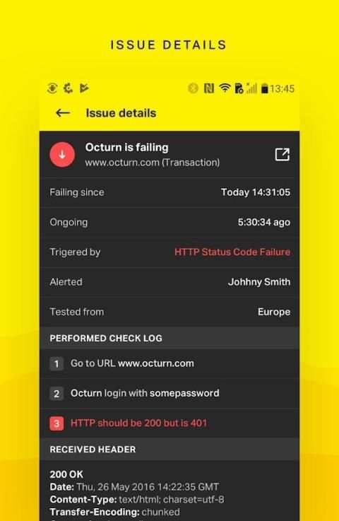 Pingdom screenshot 2