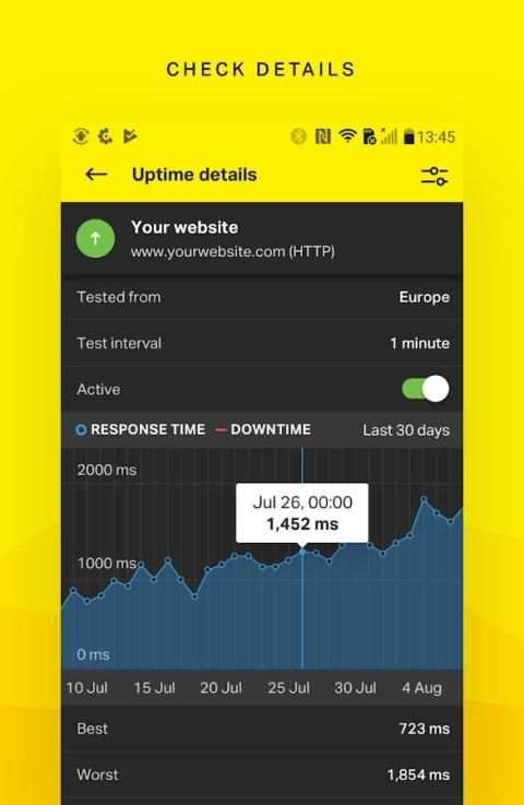 Pingdom screenshot 5