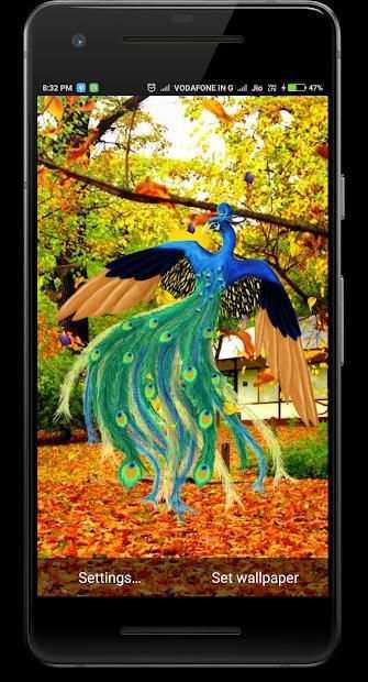 Peacock Live Wallpaper screenshot 5