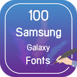 100 Samsung Galaxy Font Style icon