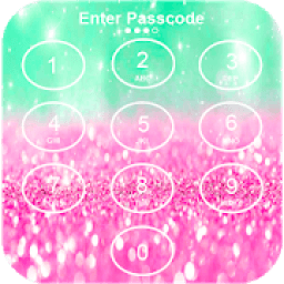 Pink Glitter Wallpaper Lock Screen आइकन