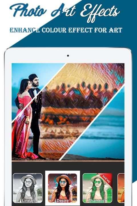 Art Photo Effect - Cartoon Art Photo Editor 2018 screenshot 1