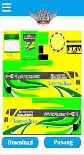 Livery bussid Karunia Bakti (Skin Bus) screenshot 4