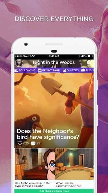 Hello Neighbor Amino स्क्रीनशॉट 1