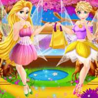 Princesses fairy Mall shopping Dress - Girl Games logo