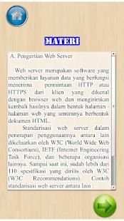 Aplikasi Pembelajaran Web Server screenshot 3