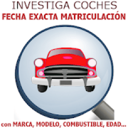 Investiga Coches - Fecha Exacta Matrículas icon