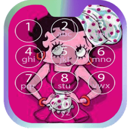 Lock Screen Betty Boop &amp; Security أيقونة