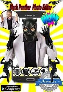 Black Panther Photo Editor screenshot 1